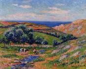 亨利 莫雷 : A Valley in Sadaine, the Bay of Douarnenez